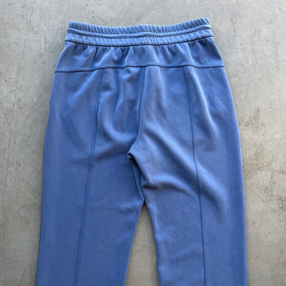 Lululemon Softstreme Womens 8 High-Rise Straight Wide Leg Pant Blue LW5EGTS Gym - Picture 5 of 10